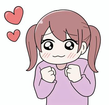 好きを表現する女性【うるうる】 好きを表現する女性【うるうる】 好き,大好き,ファン,恋,恋愛,ドキドキ,ウキウキ,わくわく,キュン,胸キュンのイラスト素材