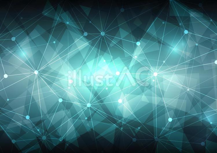 テクノロジー背景（ターコイズ） テクノロジー,ビジネス,背景のイラスト素材