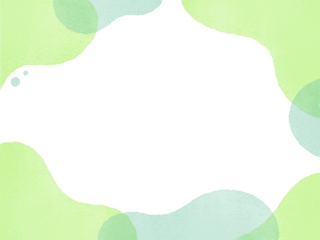 水彩フレーム 流体シェイプ,水彩,曲線,波,枠,フレーム,あしらい,柔らかい,ウェーブ,爽やかのイラスト素材