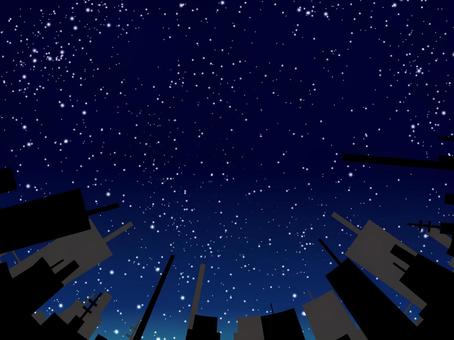 town and starry sky, JPG town and starry sky, star, particle, planetarium, JPG