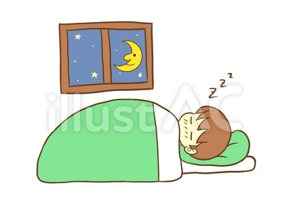 眠る少年