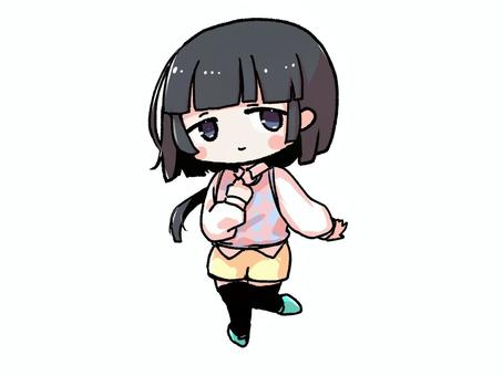 ガーリッシュな男の子 ガーリッシュな男の子 男の子,ガーリッシュ,男の娘,キャラクター,キャラ,sd,ちびキャラ,デフォルメ,かわいいのイラスト素材