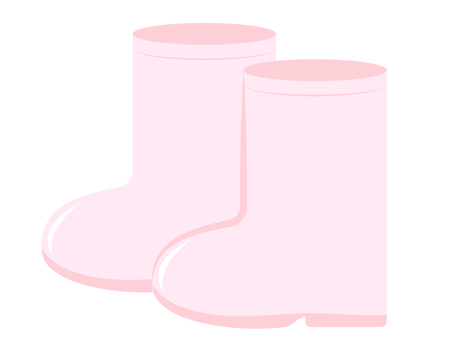 rain boots/pink, , JPG, PNG and AI