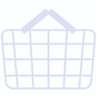 買い物かご（灰色） かご,買い物,ショッピング,入れ物,バッグ,シンプル,アイコン,素材,イラスト,カバンのイラスト素材