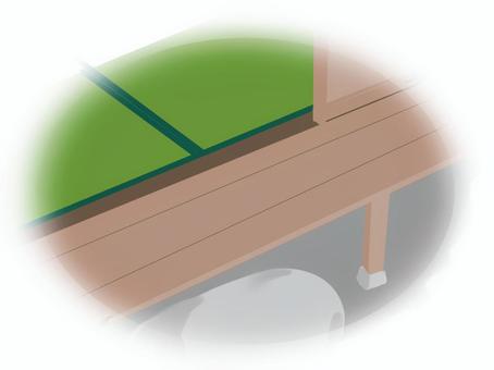 ある縁側 縁側,日本家屋,畳,風景,昼間のイラスト素材