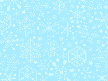 クリスマス背景・雪の結晶デザイン　青　6