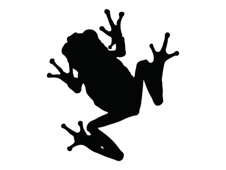 ニホンアマガエのシルエット モノクロ ニホンアマガエのシルエット モノクロ シルエット,生き物,シンプル,ニホンアマガエル,カエル,アマガエル,両生類,在来種,池,田んぼのイラスト素材