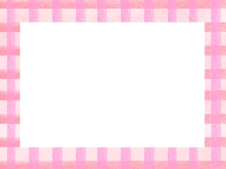 크레용 깅엄 배경 프레임 핑크, JPG 크레용 깅엄 배경 프레임 핑크, , JPG