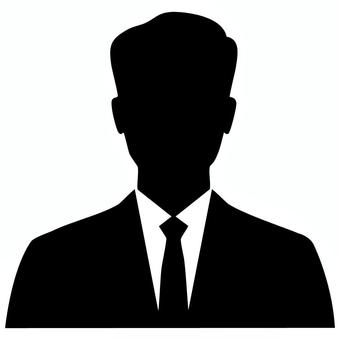 スーツの男性シルエットアイコン02 スーツの男性シルエットアイコン02 男,男性,アイコンのイラスト素材