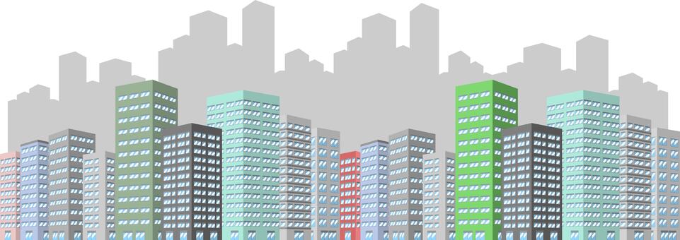 都会 都会,ビル,会社,マンション,建物,街,オフィス,タワーマンション,ビジネス,都市のイラスト素材