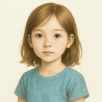 女の子イラスト（リアル）