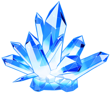 青いクリスタルのイラスト クリスタル,結晶,水晶,青色,ブルー,宝石,ジェム,透明,光,石のイラスト素材