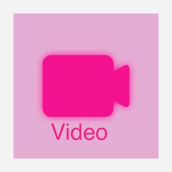 Icon (Pink) No2, icon, video, niedlich, JPG