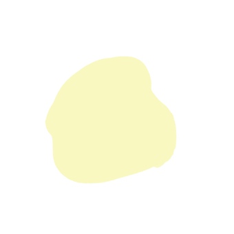 もやもや　黄色 タイトルボックス,自由記入,枠,手書き,かわいい,おしゃれ,くすみカラー,目立つ,ワンポイント,広告のイラスト素材