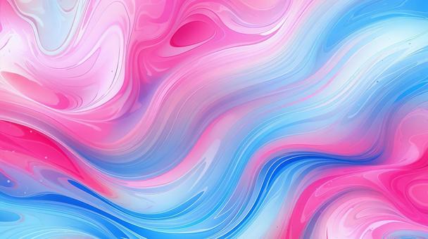 Illustration, pink, blue, marble, 