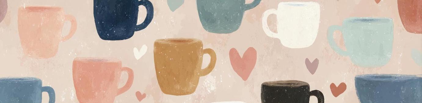 Mug pattern header_3, JPG Mug pattern header_3, cup, mug, heart, JPG
