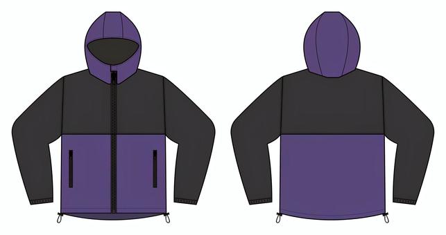 シェルパーカ・ウィンドブレーカーイラスト パーカー,ウィンドブレーカー,シェルパーカー,アウトドア,上着,アクティブ,テンプレート,アパレル,フード,防寒着のイラスト素材