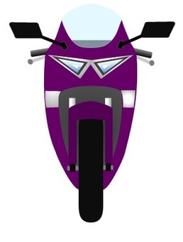 バイク93 バイク,二輪車,自動二輪車,ツーリング,オートバイ,モーターサイクル,電動バイク,正面,シンプル,ユニークのイラスト素材