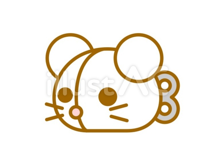 ねずみのおもちゃ　白 ネズミ,おもちゃ,動物のイラスト素材