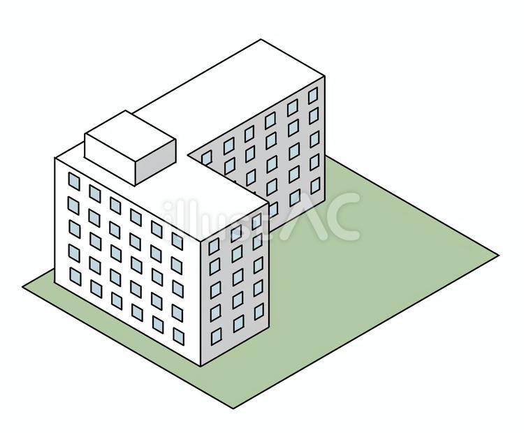 アイソメトリックの建物 建物,ビル,オフィスのイラスト素材