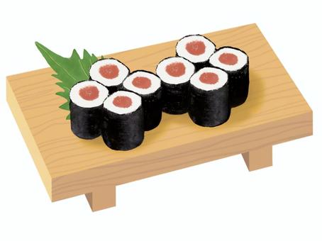 鉄火巻き(寿司ゲタ) 2 鉄火巻き(寿司ゲタ) 2 鉄火巻き,寿司ゲタ,寿司,巻寿司,細巻き,和食,江戸前,食べ物,トロ,マグロのイラスト素材