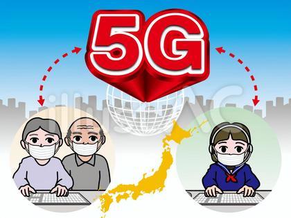 5G次世代高速通信29 孫とチャット