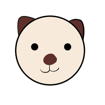 らっこ　アイコン アイコン,ピクトグラム,マーク,黒,顔,動物,水族館,らっこ,ラッコ,手描きのイラスト素材