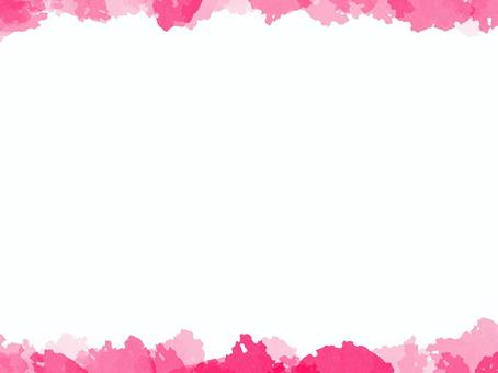 수채화 프레임 홍, JPG 및 PNG 수채화 프레임 홍, 프레임, 테두리, 배경, JPG 및 PNG