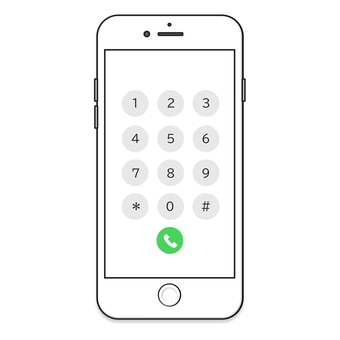 シンプルなスマホのイラスト　電話画面 スマホ,携帯電話,電化製品,コンピューター,端末,スマートフォン,モバイル端末,液晶,ネットワーク,タッチパネルのイラスト素材