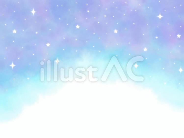 淡くきらめく星空 星空,星,宇宙のイラスト素材