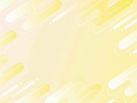 ポップなグラデメンフィス背景 黄色 背景,グラデーション,ポップ,フレーム,メンフィス,黄色,かわいい,透明感,丸,図形のイラスト素材