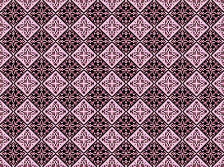 ピンクのダマスク柄のシームレスな壁紙素材 ダマスク柄,ピンク,シームレス,連続,パターン,画像,壁紙,背景,エスニック,幾何学模様のイラスト素材