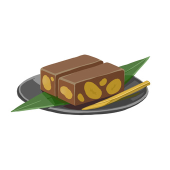 chestnut yokan, JPG and PNG chestnut yokan, chestnut sheepskin, shepherd, sweets, JPG and PNG