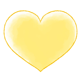 Illustration, heart, yellow, symbol, 