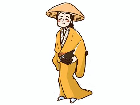 熊野比丘尼 歴史,民俗,宗教,熊野,熊野比丘尼,絵解きのイラスト素材
