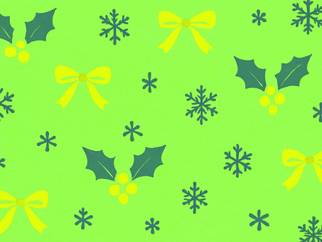 16.クリスマス背景 クリスマス,冬,クリスマス背景,クリスマス柄,冬背景,冬イラスト,ホーリー,ヒイラギ,リボン,リボン柄のイラスト素材