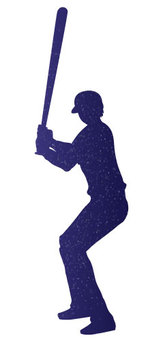 夜空シルエットの野球選手 野球,高校球児,野球選手,シルエット,バッター,甲子園,スポーツ,球技,かっこいい,夜空のイラスト素材