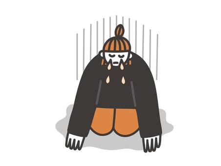 Illustration, tears, cry, sad, 