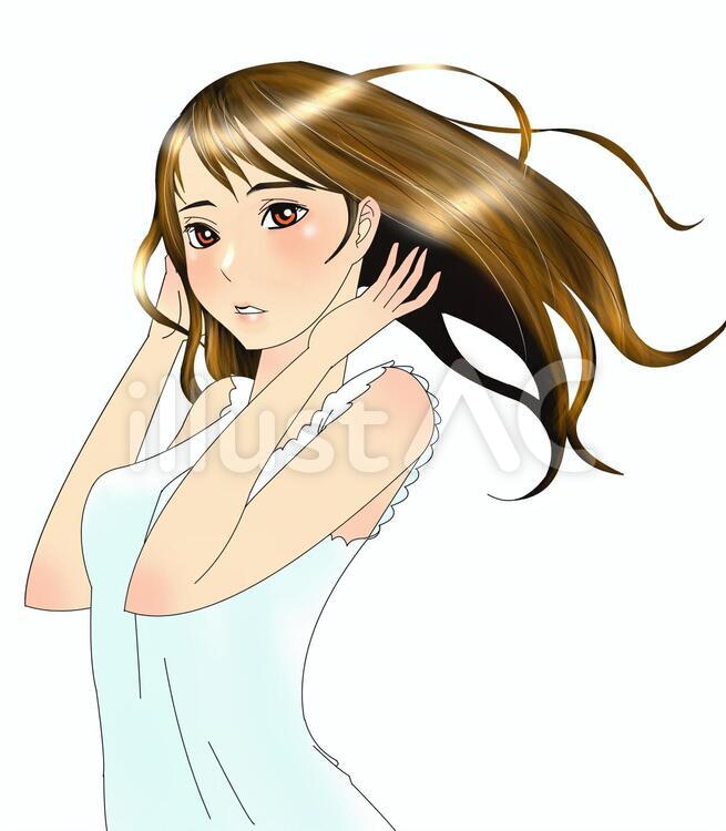 そよかぜ3イラスト No 424 無料イラストなら イラストac