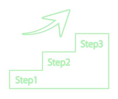 ステップアップ（挑戦） ステップ,フェーズ,矢印,階段,向上,レベルアップ,スキルアップ,出世,昇進,達成のイラスト素材