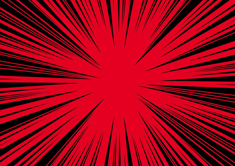 フラッシュ　　 フラッシュ,放射,衝撃,効果,スピード,漫画,シンプル,赤のイラスト素材