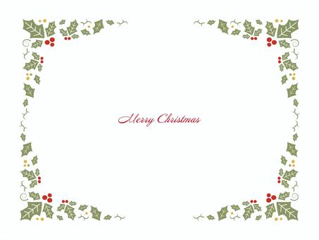 Christmas botanical pattern holly frame, JPG, PNG and EPS Christmas botanical pattern holly frame, , JPG, PNG and EPS