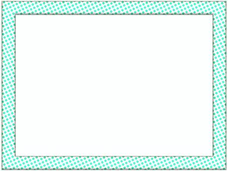 水玉の額縁フレ−ム　ライトブルー　白 水玉,ドット,柄,パターン,模様,額縁,フレーム,ポストカード,メッセージカード,飾り枠のイラスト素材