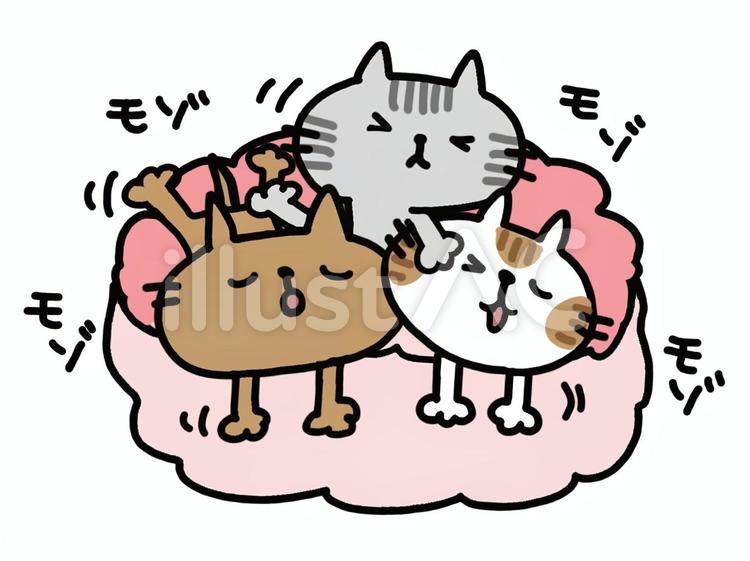 猫　子猫 猫,子猫,赤ちゃんのイラスト素材