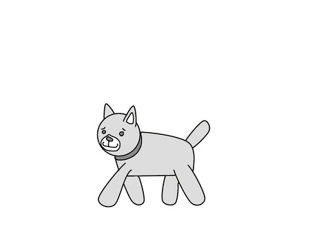 Illustration, dog, a pet, animal, JPG and PNG