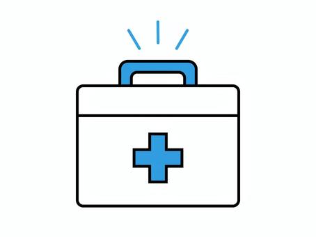 救急箱のアイコン 救急箱,救急セット,アイコン,イメージ,薬,常備薬,薬箱,防災,防災グッズ,防災用品のイラスト素材