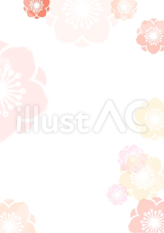 桜フレーム 桜,メッセージカード,花柄のイラスト素材