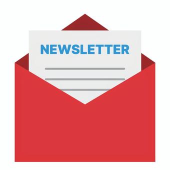 ニュースレター ニュースレター ニュースレター,手紙,メール,レター,青,シンプル,お知らせ,お便り,通知のイラスト素材