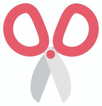 鋏のイラスト ハサミ,アイコン,鋏,文具,はさみ,入学準備,入学グッズ,切る,カット,刃物のイラスト素材