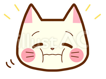 よく噛んで食べる猫さん